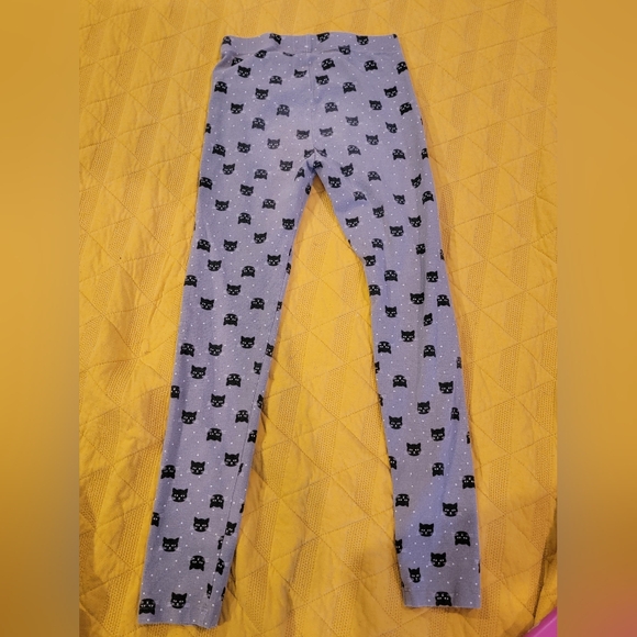 Girl's leggings. Black Cat themed - Picture 5 of 7